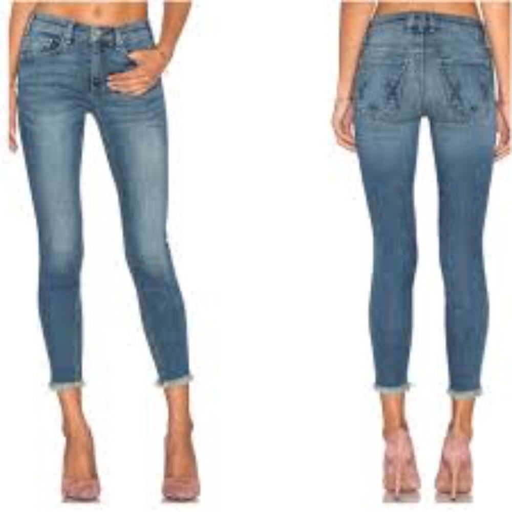 McGuire Denim Newton Skinny Raw Hem in Rosewood 30